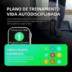 Smartwatch 9 Ultra 2 com Pulseira Multifuncional